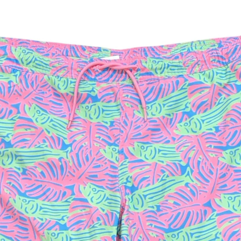 Vineyard Vines Tarpon Palm Chappy Trunk Sour Apple‎ Bathing Suit Swimsuit Small